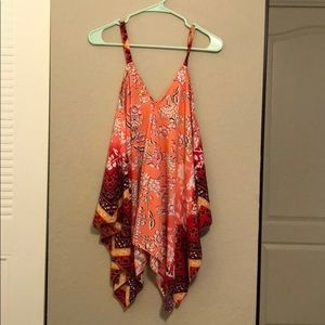 Colorful Flowy Tank Top